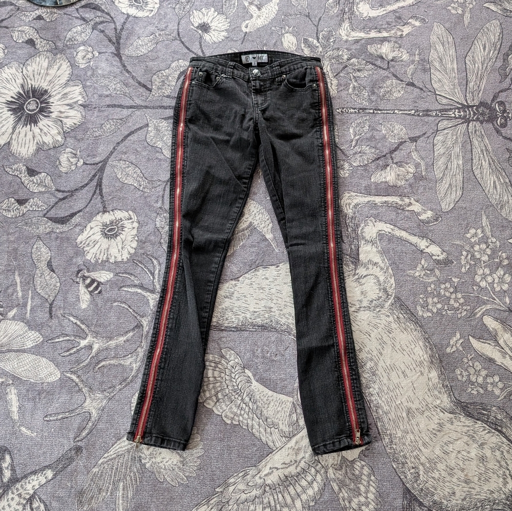 Zipper Side Jeans